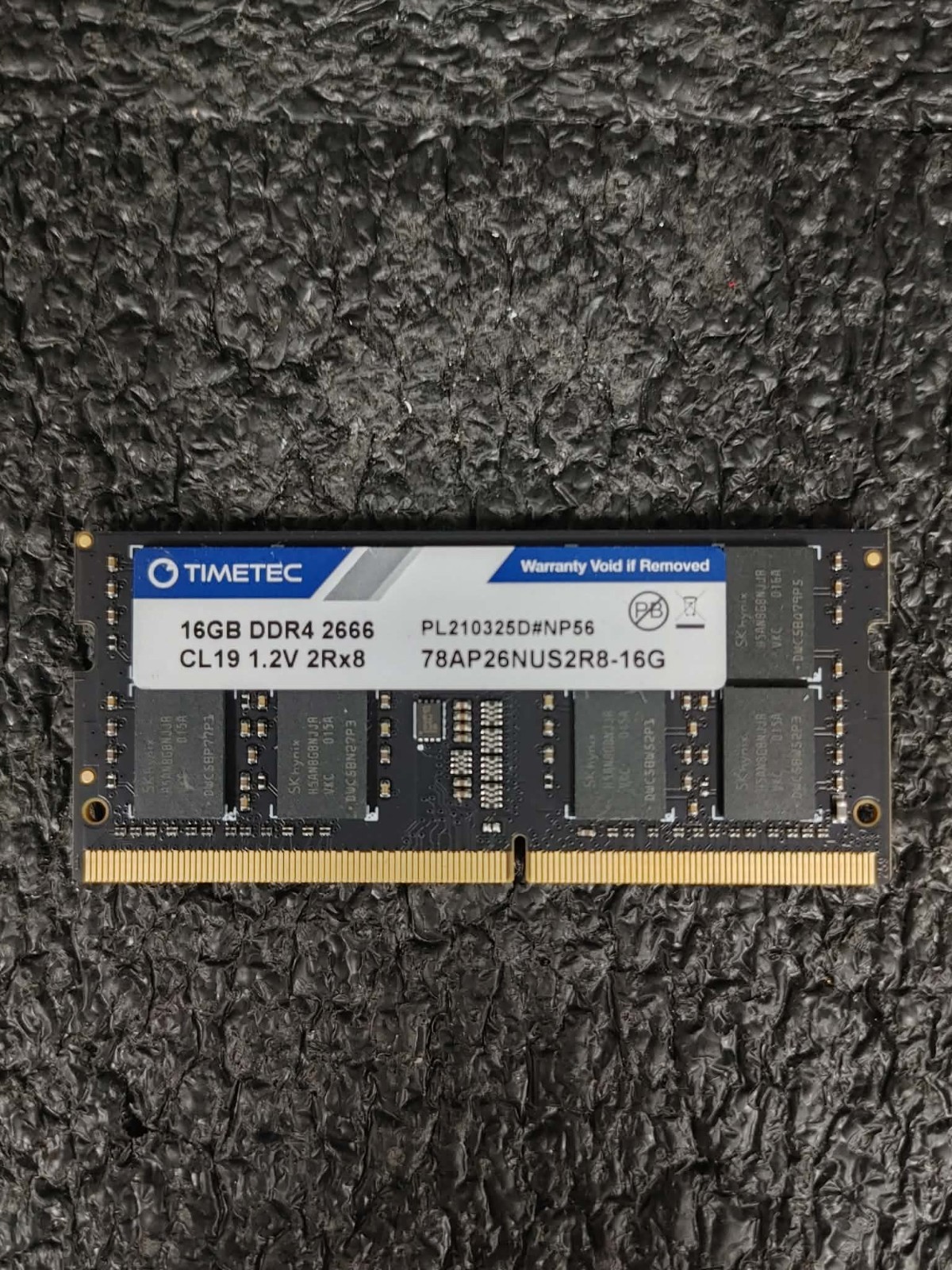 Timetec 16GB PC4-2666 2Rx8 DDR4 Laptop SODIMM Udimm RAM Memory