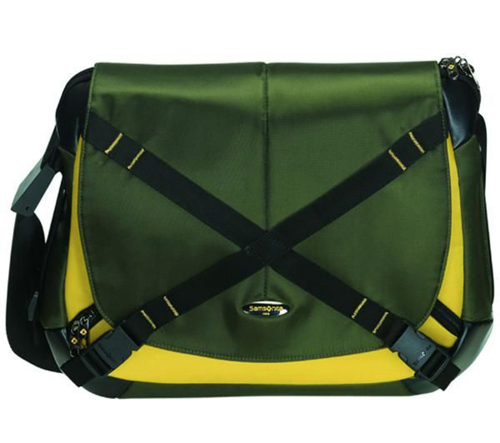 SAMSONITE MESSENGER BAG Vintage  Protea Laptop Protecting Business 15" Green NEW