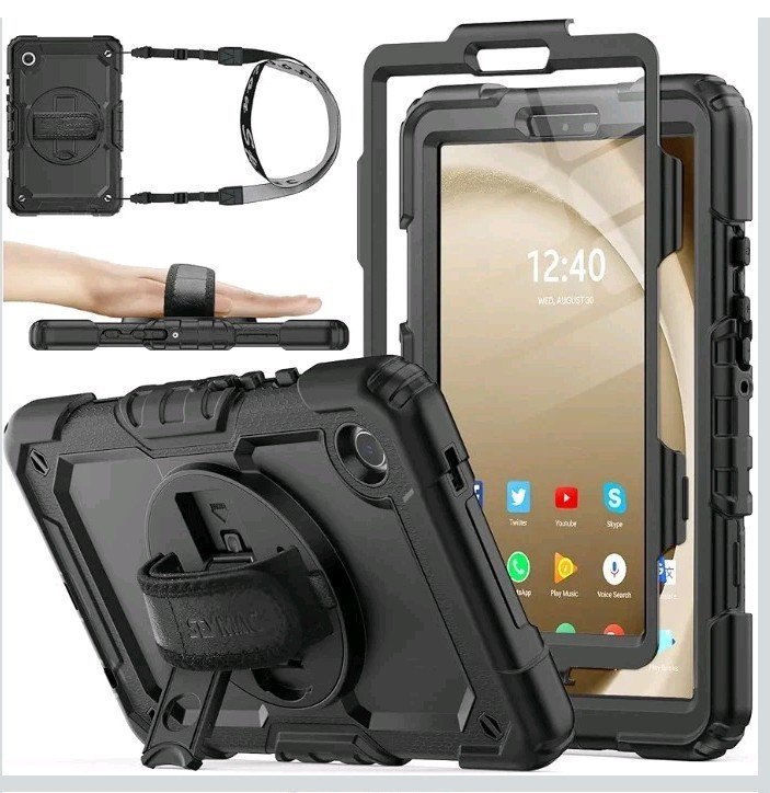 SEYMAC stock Case for Samsung Galaxy Tab A9 8.7'', Full-Body Drop Protection...