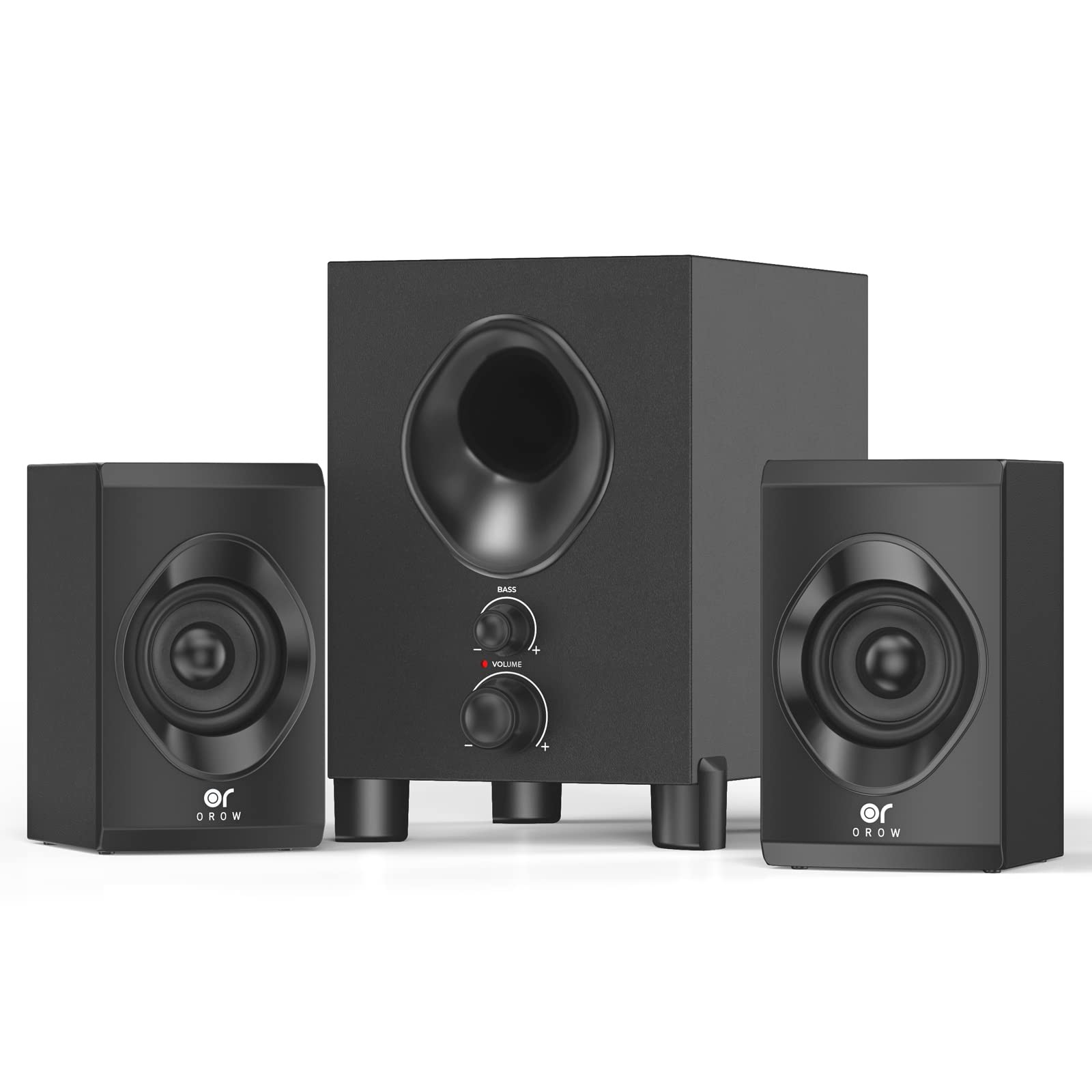 OROW Bluetooth Computer Speakers PC Speaker with Subwoofer 18W Wireless Audio