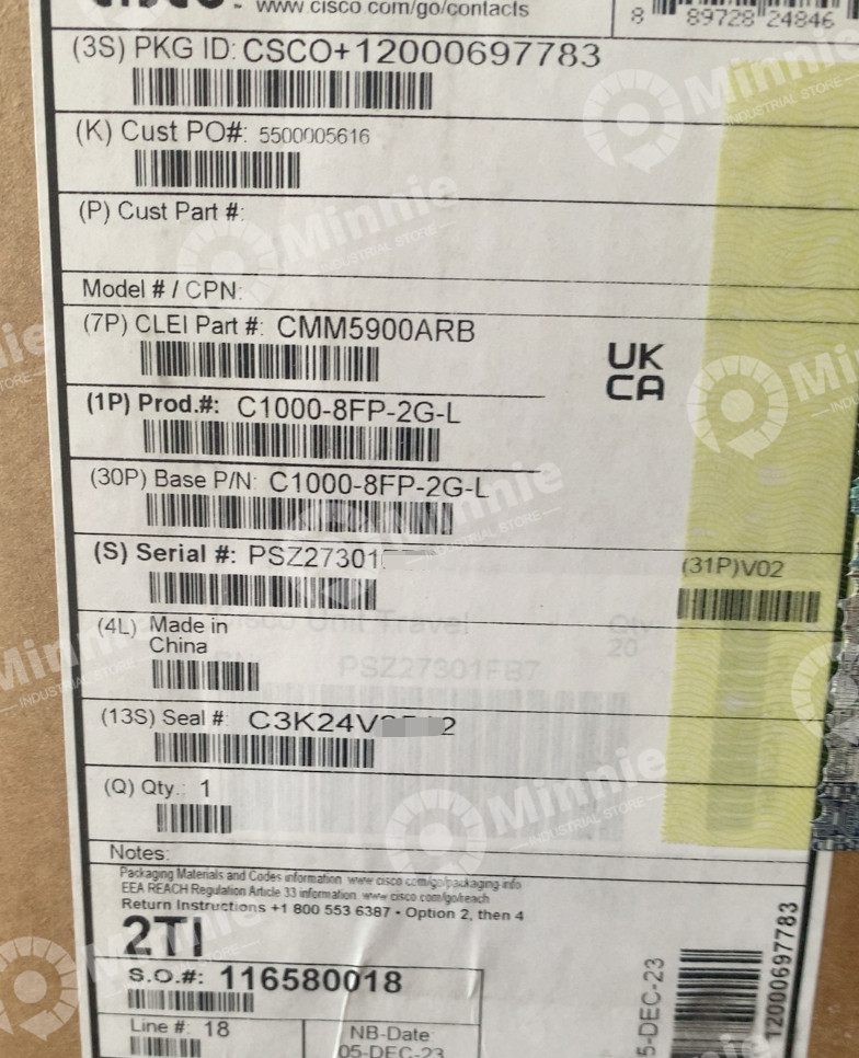 NEW Cisco C1000-8FP-2G-L Catalyst 1000 8port GE C10008FP2GL#