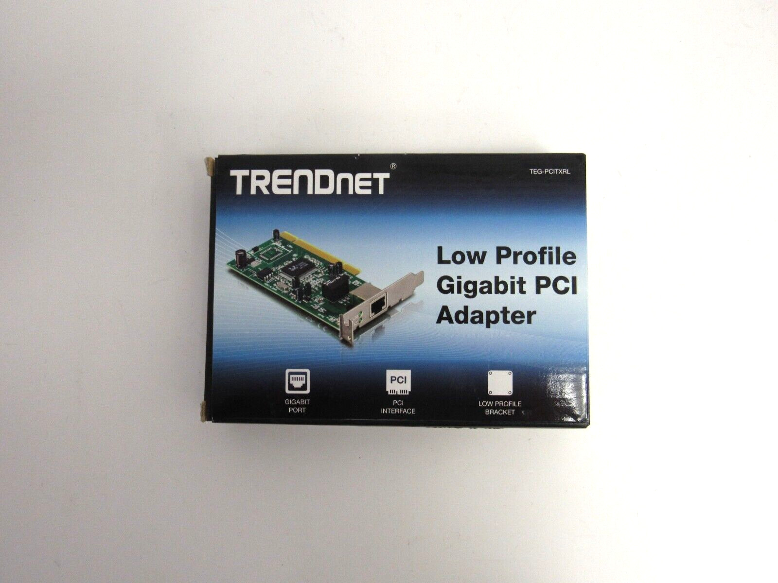 Trendnet TEG-PCITXRL 1-Port PCI 32-bit Gigabit Low Profile Adapter     35-3