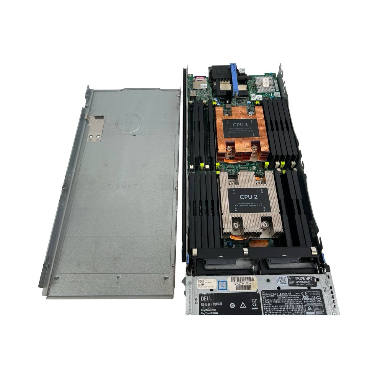 DELL PowerEdge M630 Blade 2x E5-2690v3 CPUs NO RAM NO DRIVES, Tested