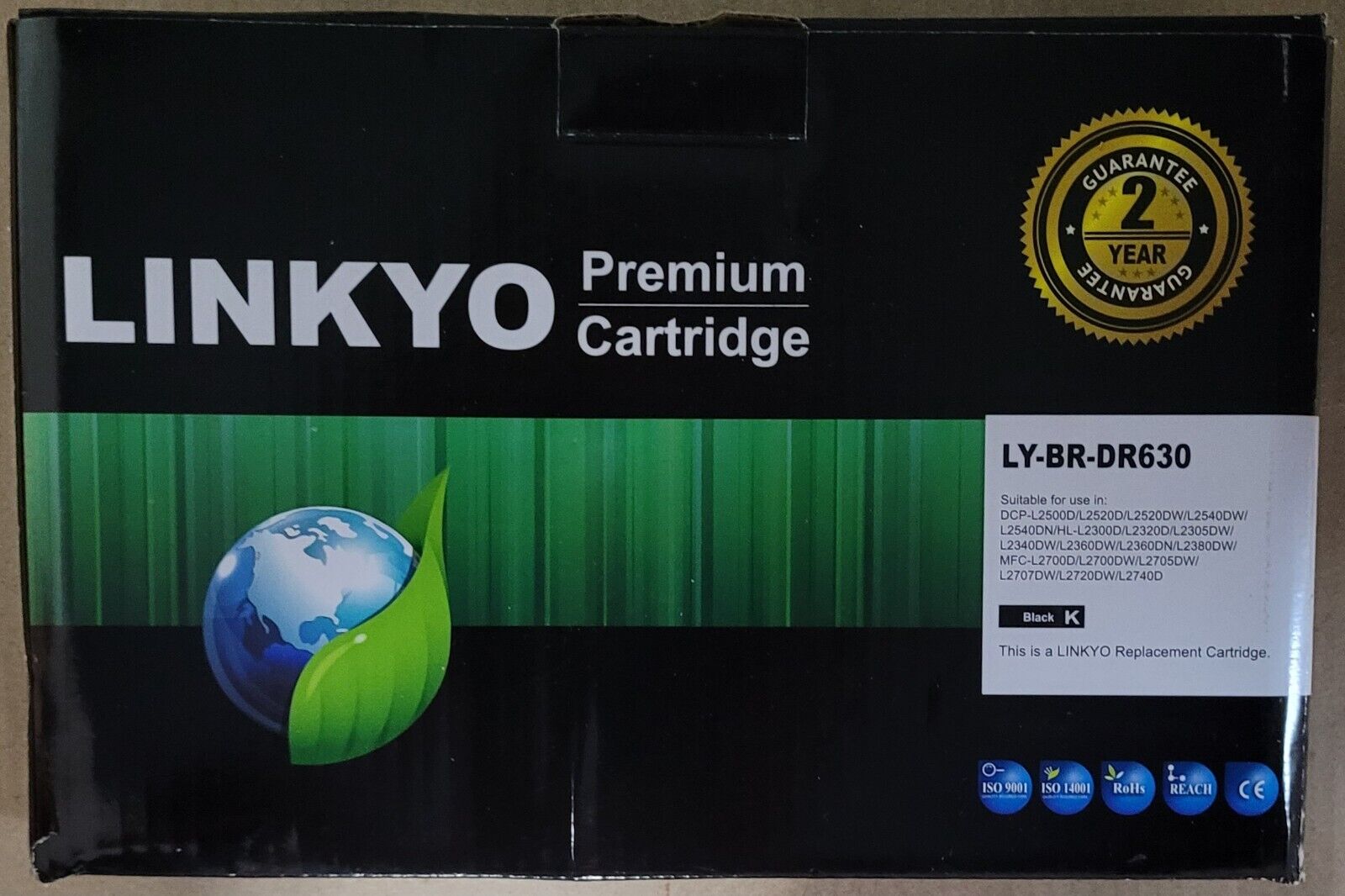 Linkyo Compatible Drum Unit Replacement for Brother DR630 Dr-630