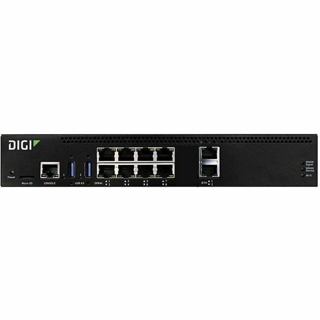 Digi Connect EZ 8 Serial Server 8-port RS-232 US Power Cord EZ08A100US
