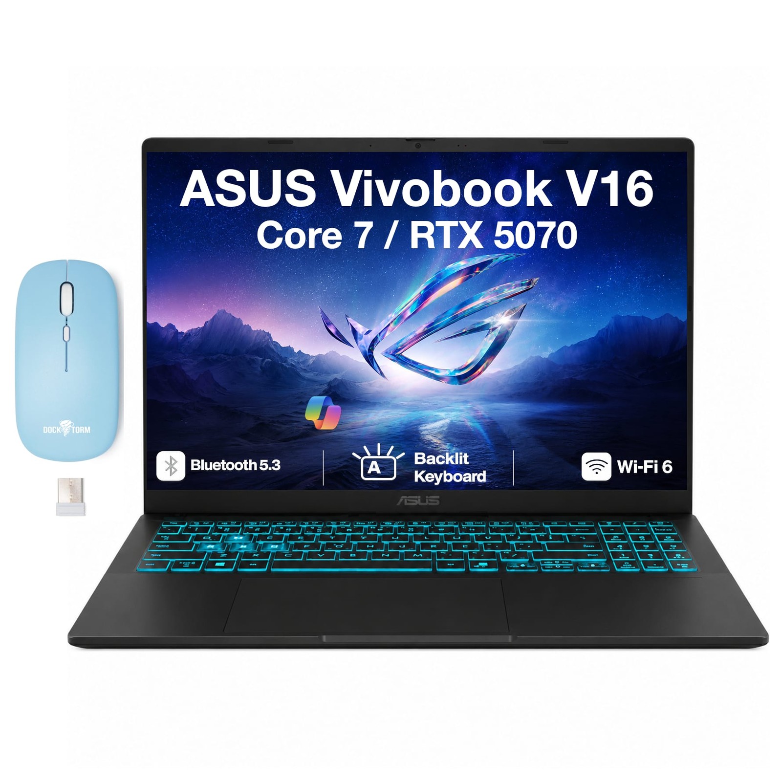 ASUS - Upgraded - Vivobook V16 16.0 WUXGA Display Core 7 240H 4TB SSD 64GB RAM