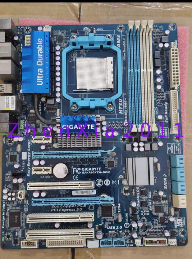 1pc used Gigabyte GA-790XTA-UD4 board AM3 DDR3