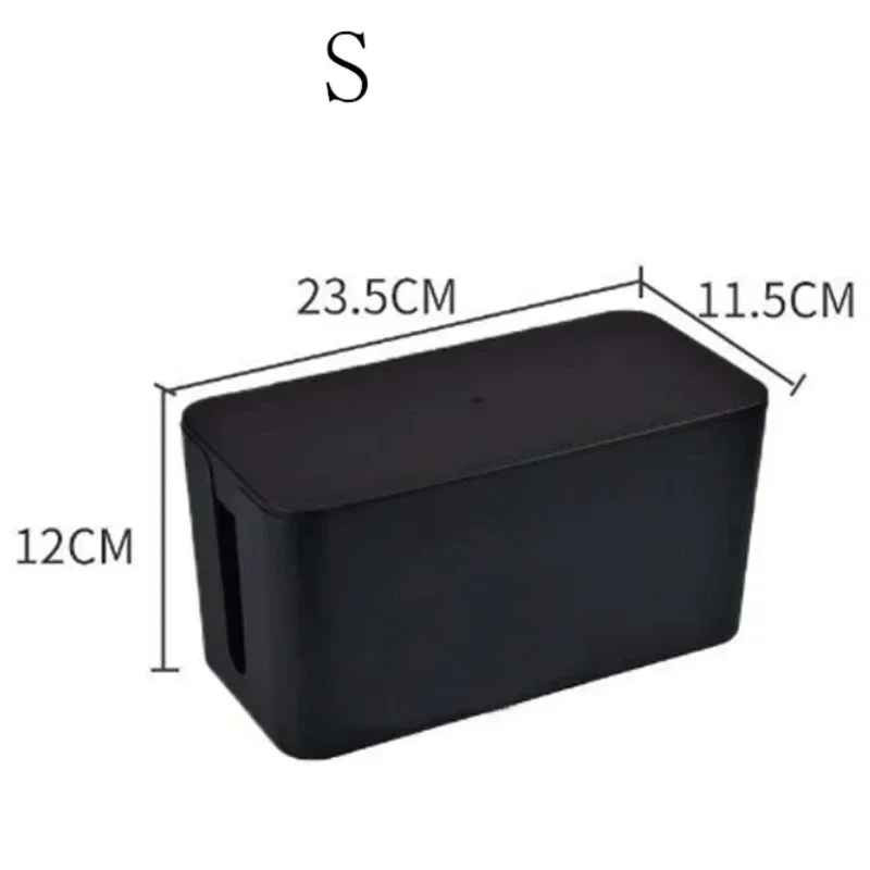 Cable Management Storage Box Dustproof Power Strip Wire Organizer YIYUEQIANLI