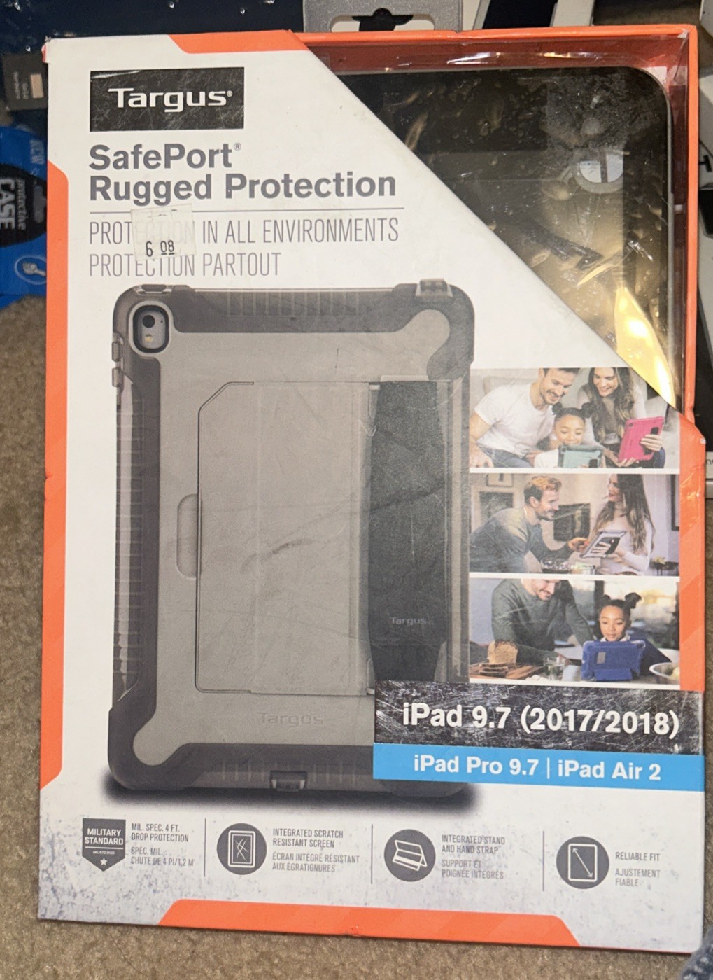 Targus SafePort Rugged Protection for 9.7" iPad & Air 2 THD20004GL BRAND NEW