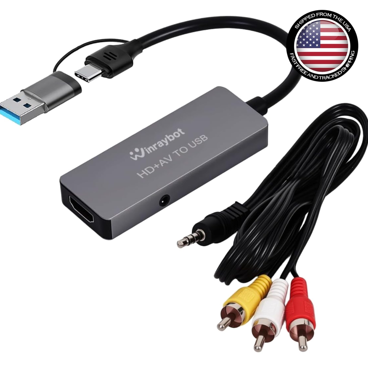 Professional VHS to Digital Converter with 4K HDMI Support - Effortless Setup