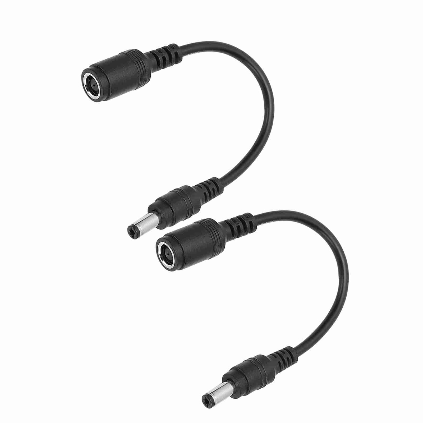 2Pcs DC Power Charger Adapter Converter 7.4x5.0mm Female To 5.5x2.5mm Male ੭