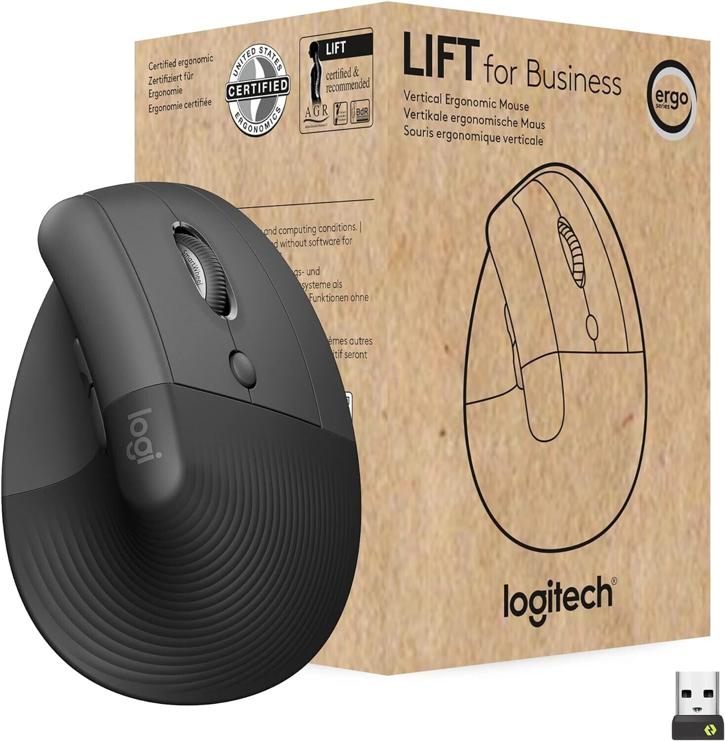 Logitech Lift Ergo 910-006491 Mouse