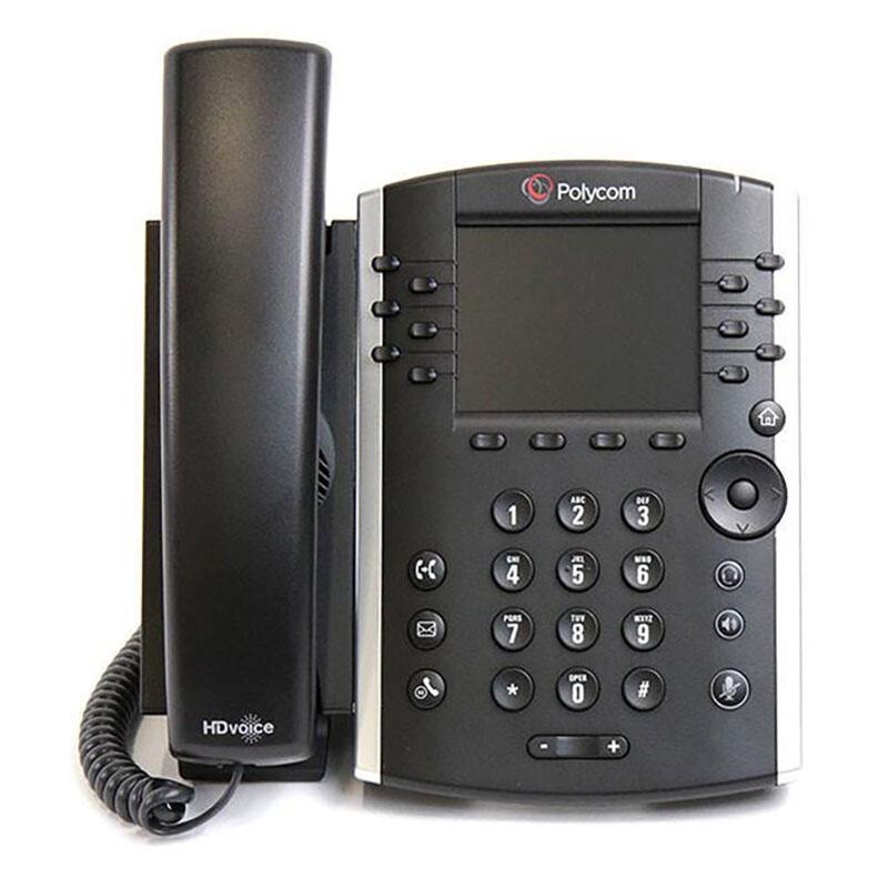REF “A’ STK - Polycom VVX 410 2200-46162-025 IP VOIP Telephone Complete No Power