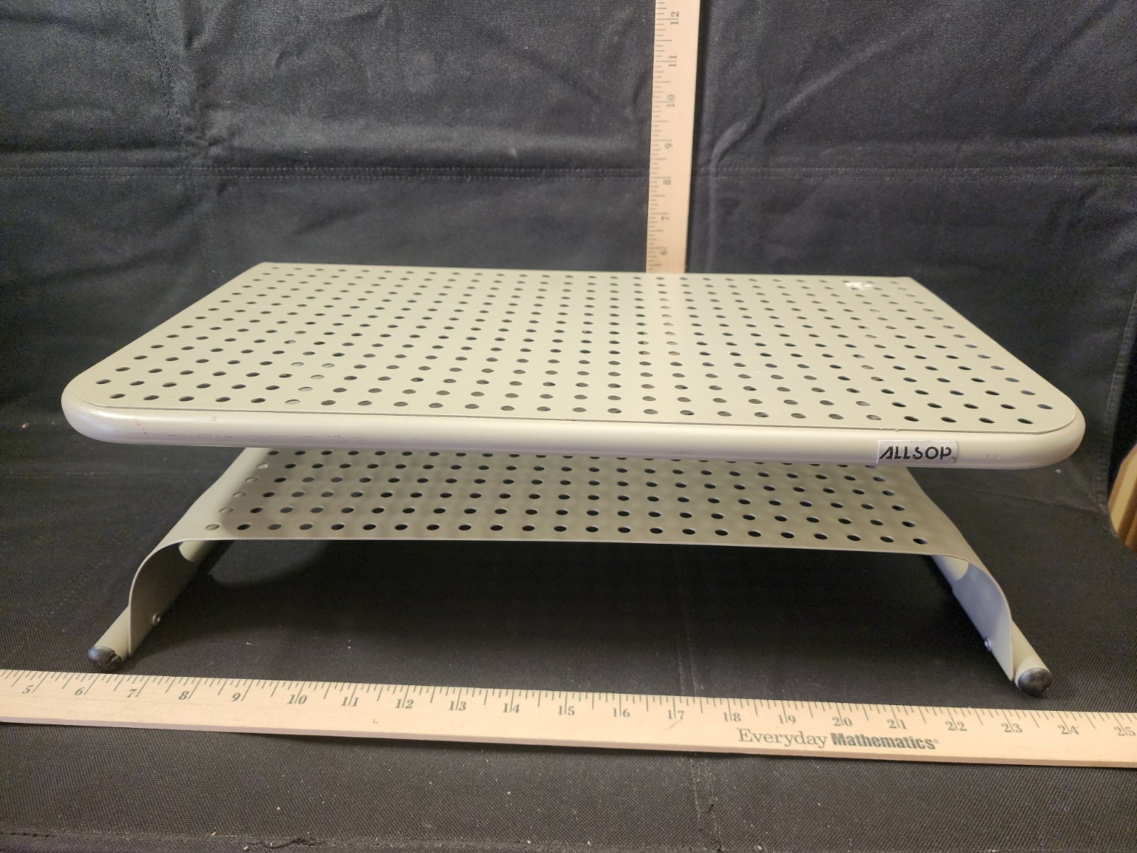 Vintage Allsop Metal Art Computer Monitor/Laptop Tablet Keyboard Stand Used