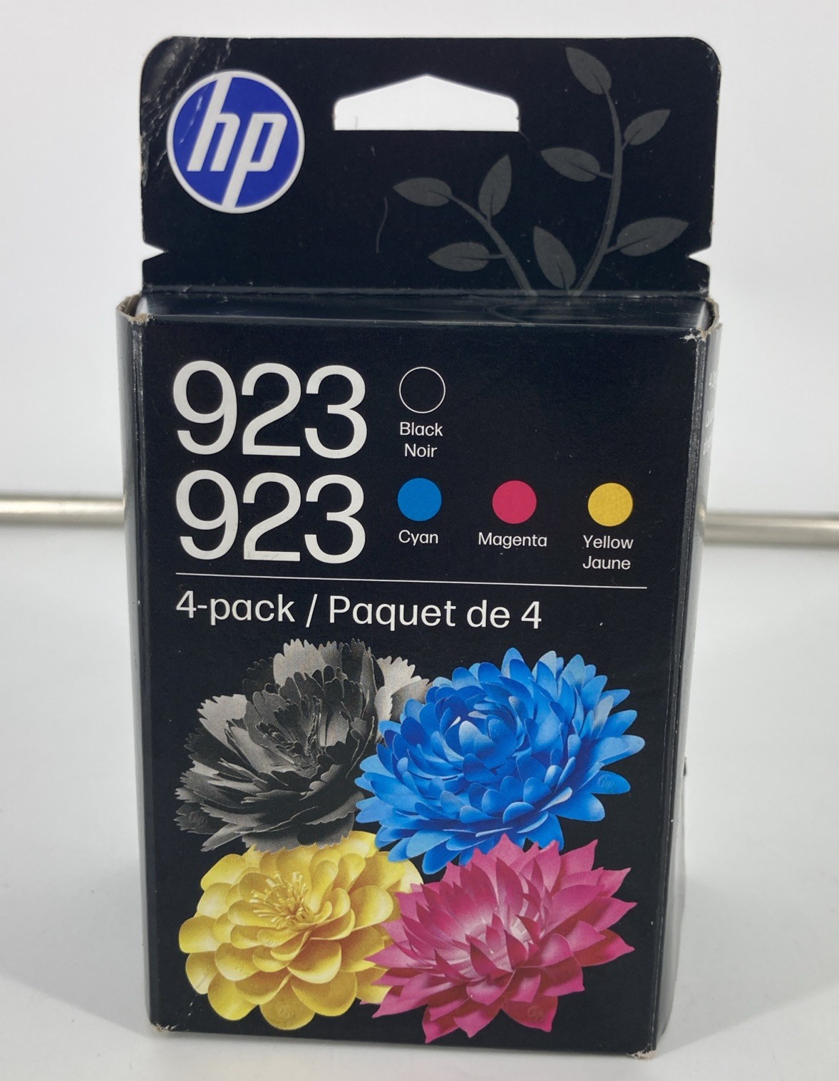 HP 923 CMYK Original Ink Cartridge 4-Pack, ~500 pages K, ~400 pages C/M/Y,