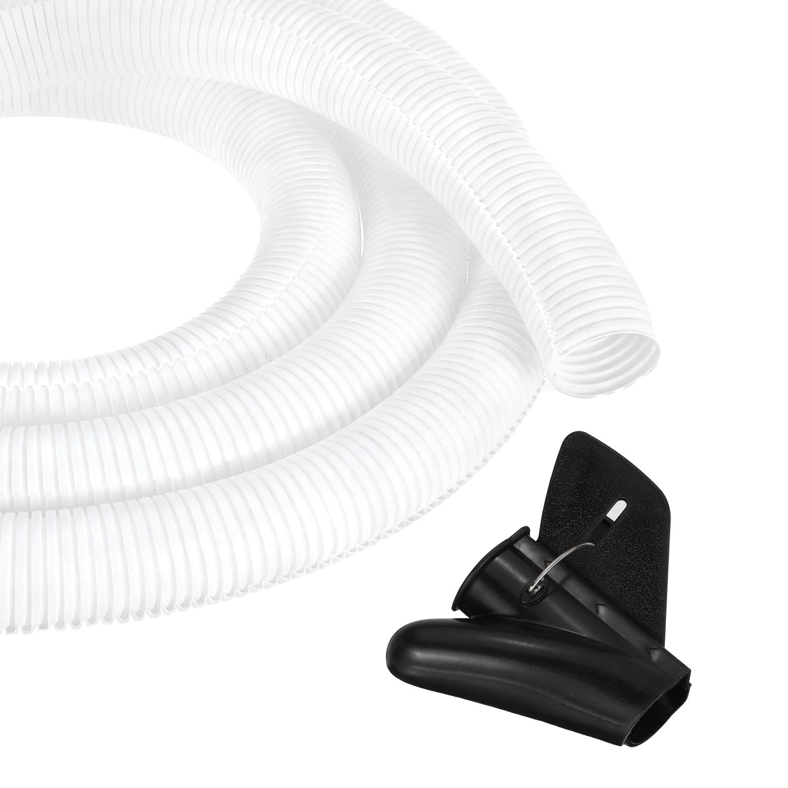MECCANIXITY 1 1/2" 20ft Split Wire Loom Tubing w/Installation Tool White | Fl...