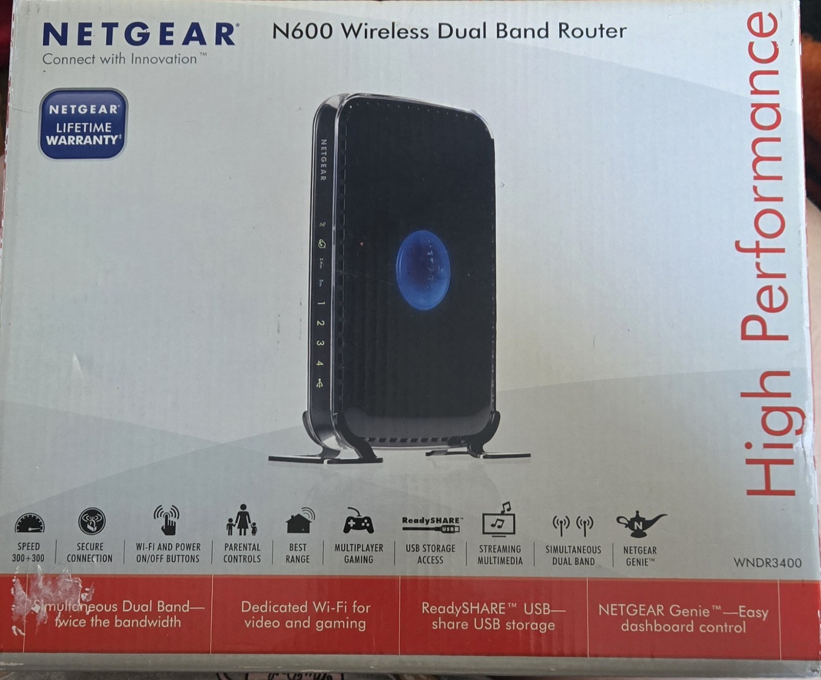 NETGEAR Dual Band Router High Performance Secure doubl Firewall Parental Control