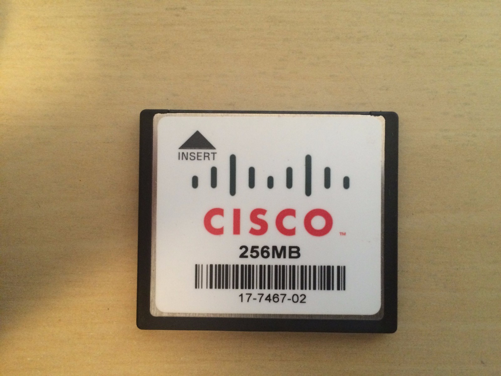Cisco MEM-256MB-CF 256 MB Compact Flash Memory for 1800 2800 3800 Series Router