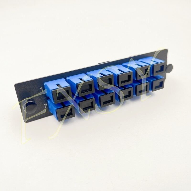 LGX Fiber Optic Adapter Panel 12 SC UPC APC Simplex SM OS2 Compatible COMMSCOPE