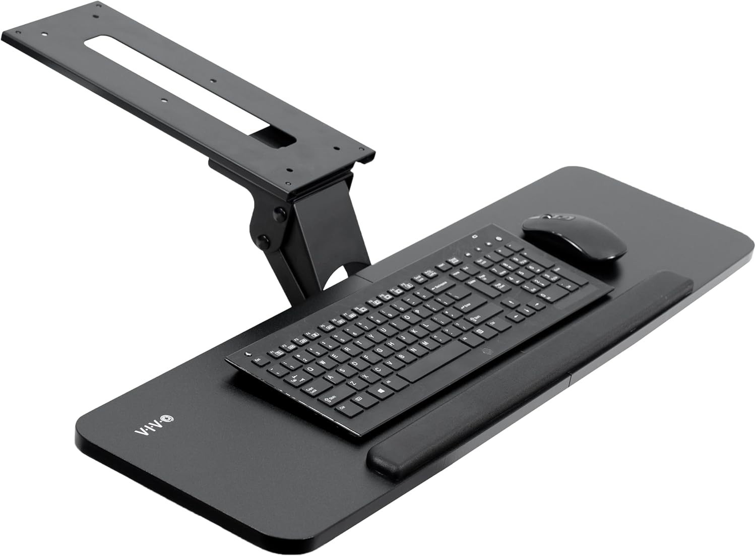 VIVO Adjustable 34" Computer Keyboard & Mouse Platform Tray Under Desk Mount NEW