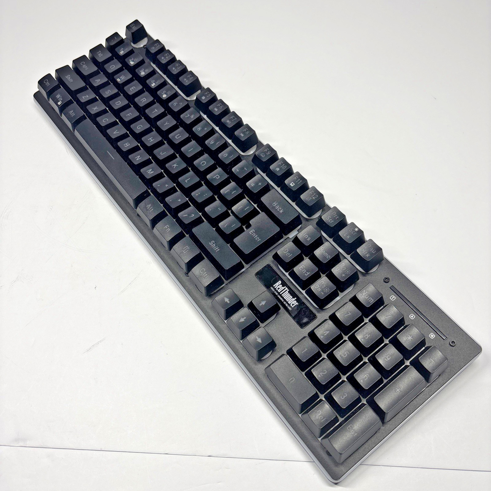 RedThunder K10 Wireless Gaming Keyboard 2.4G RGB No USB Receiver for Parts(read)