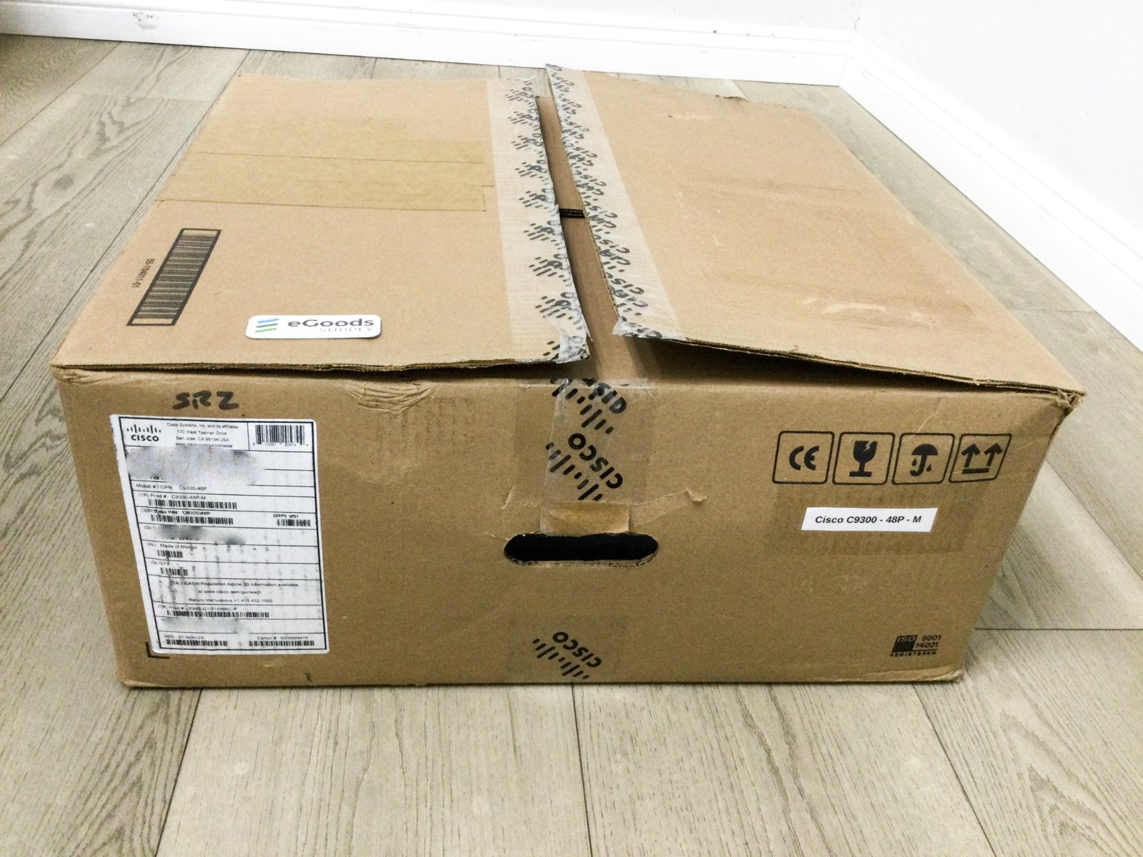 Cisco Meraki Catalyst 9300 48 Port PoE+ Network Switch C9300-48P-M New