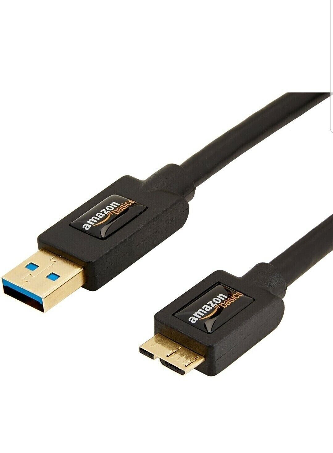 AmazonBasics USB 3.0 Charger Cable A-Male to Micro-B 3feet 0.9 meter 