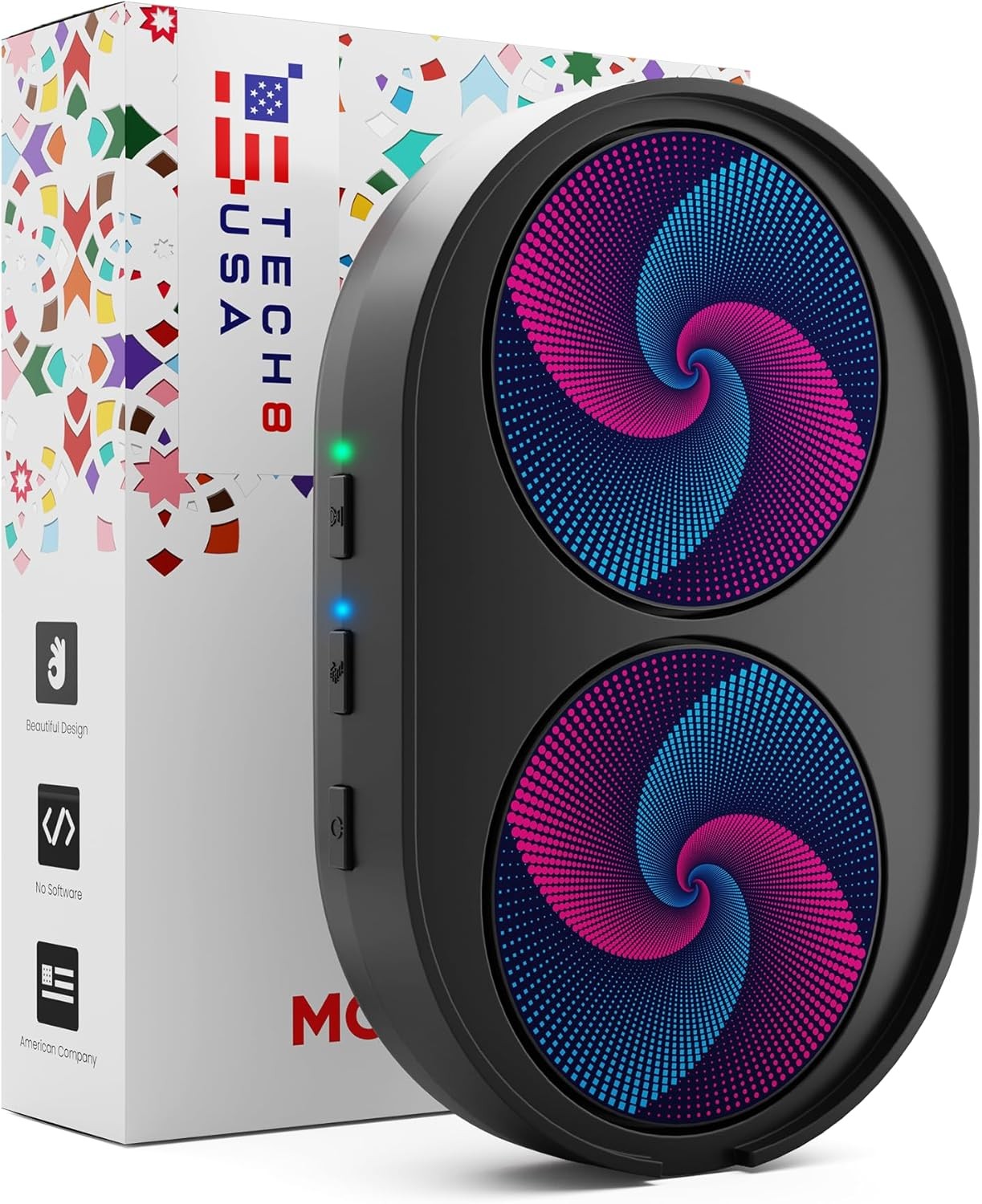 TECH8 USA Dual Disc Mouse Mover Jiggler Undetectable Auto-Off Timer USB Powered