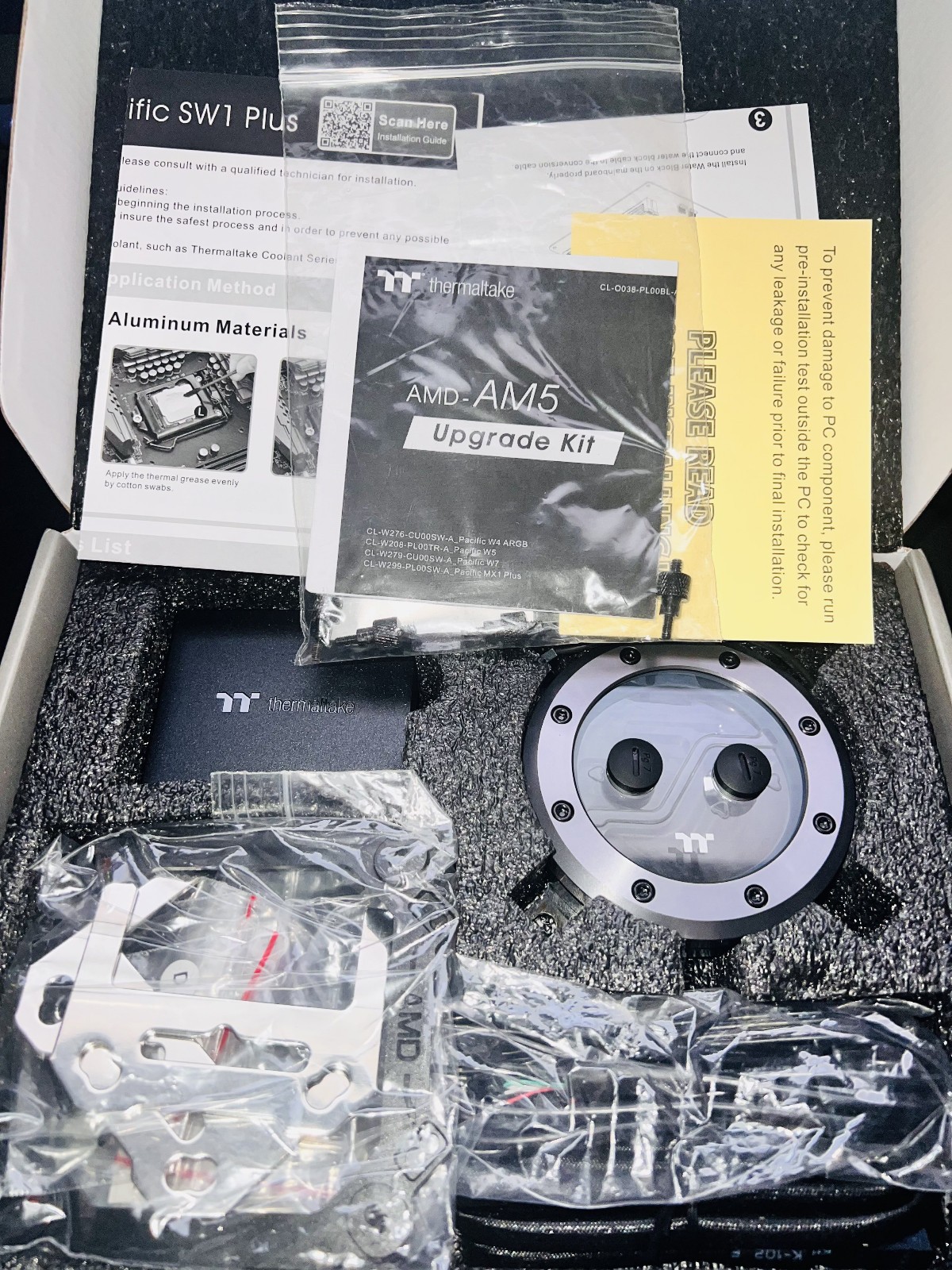 Thermaltake Pacific SW1 Plus CPU Water Block