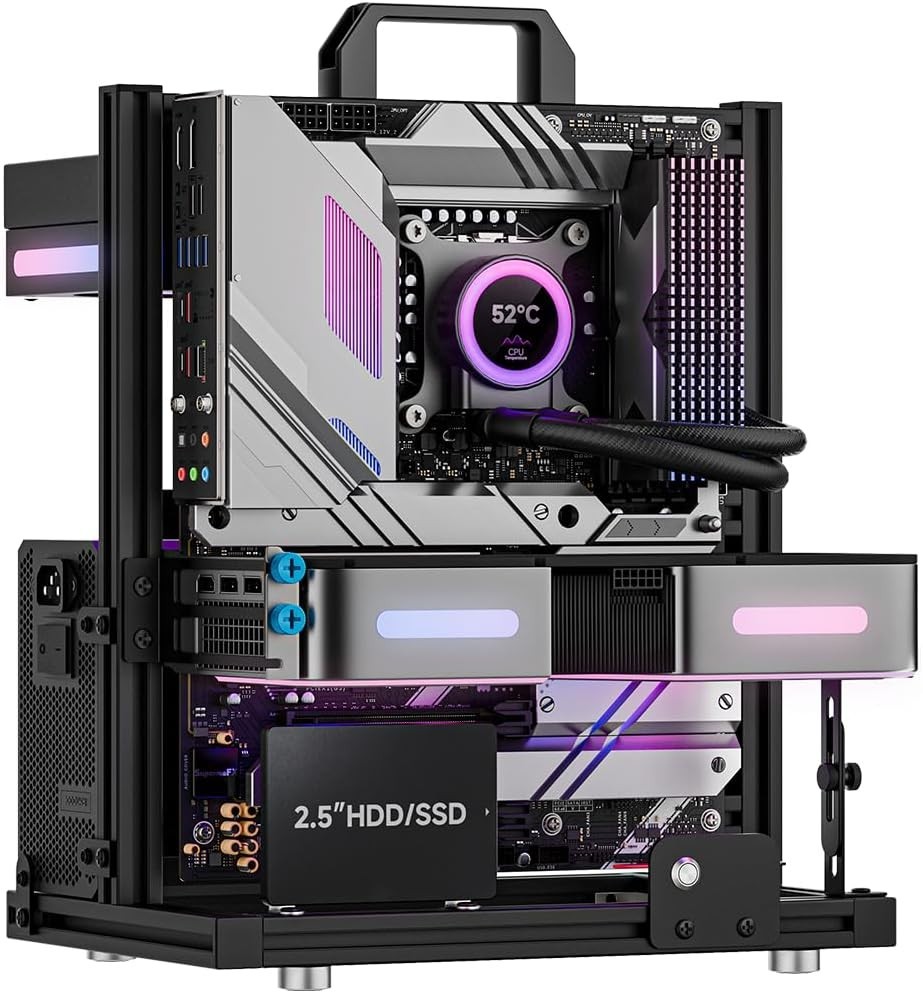 PC  Bench, Open Air PC Case, Open Frame Computer Chassis, BlockCase