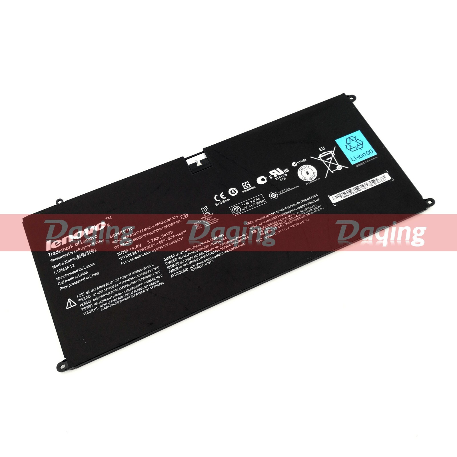 New Original L10M4P12 Battery for Lenovo IdeaPad Yoga 13 U300 U300s U300s-IFI