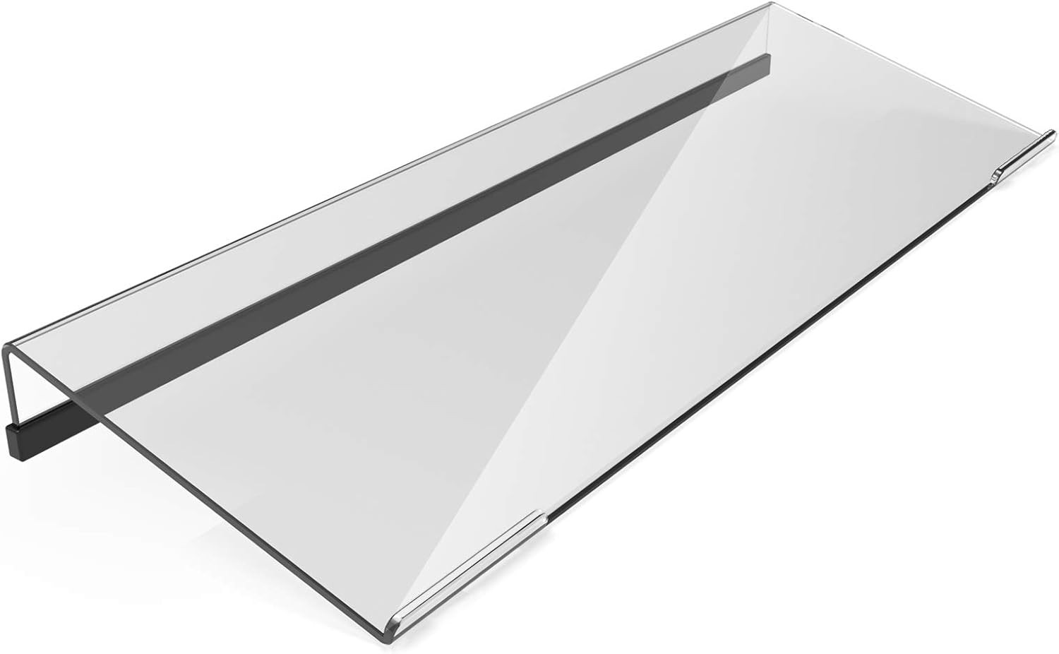 Acrylic Tilted Computer Keyboard Stand for Ergonomic Typing, Keyboard Tray Ho...