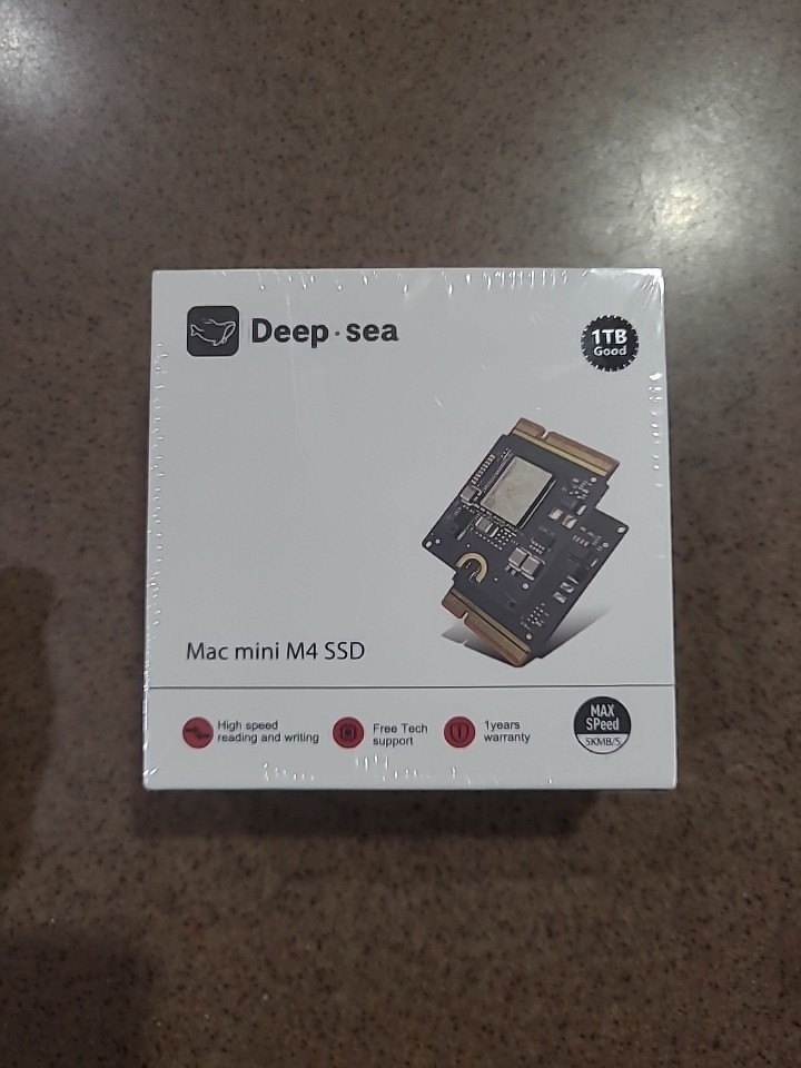 Deep Sea Mac Mini M4 1TB SSD Replacement Upgrade Brand New