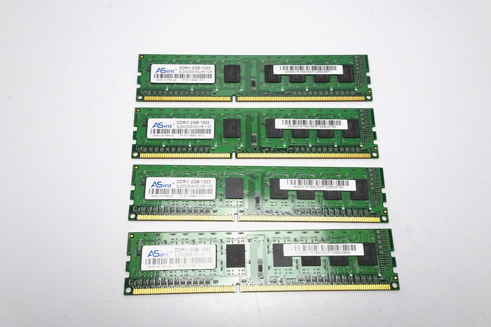 ASint 8GB (4 x 2GB) 1333 MHz DDR3 RAM | Model SLZ302G08-MDJHB