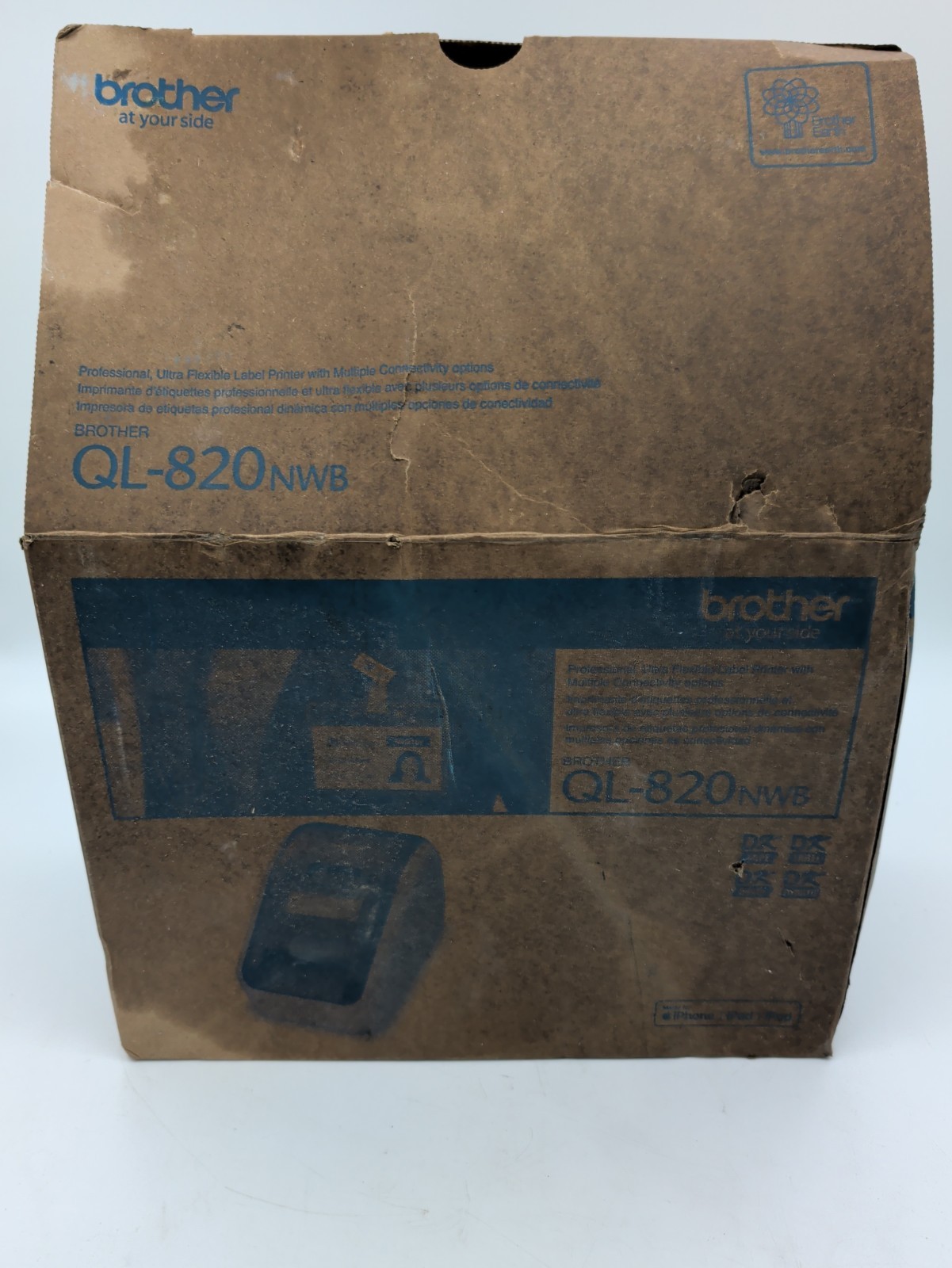 Brother QL-820NWB Professional Thermal Label Printer Wireless Bluetooth Open Box