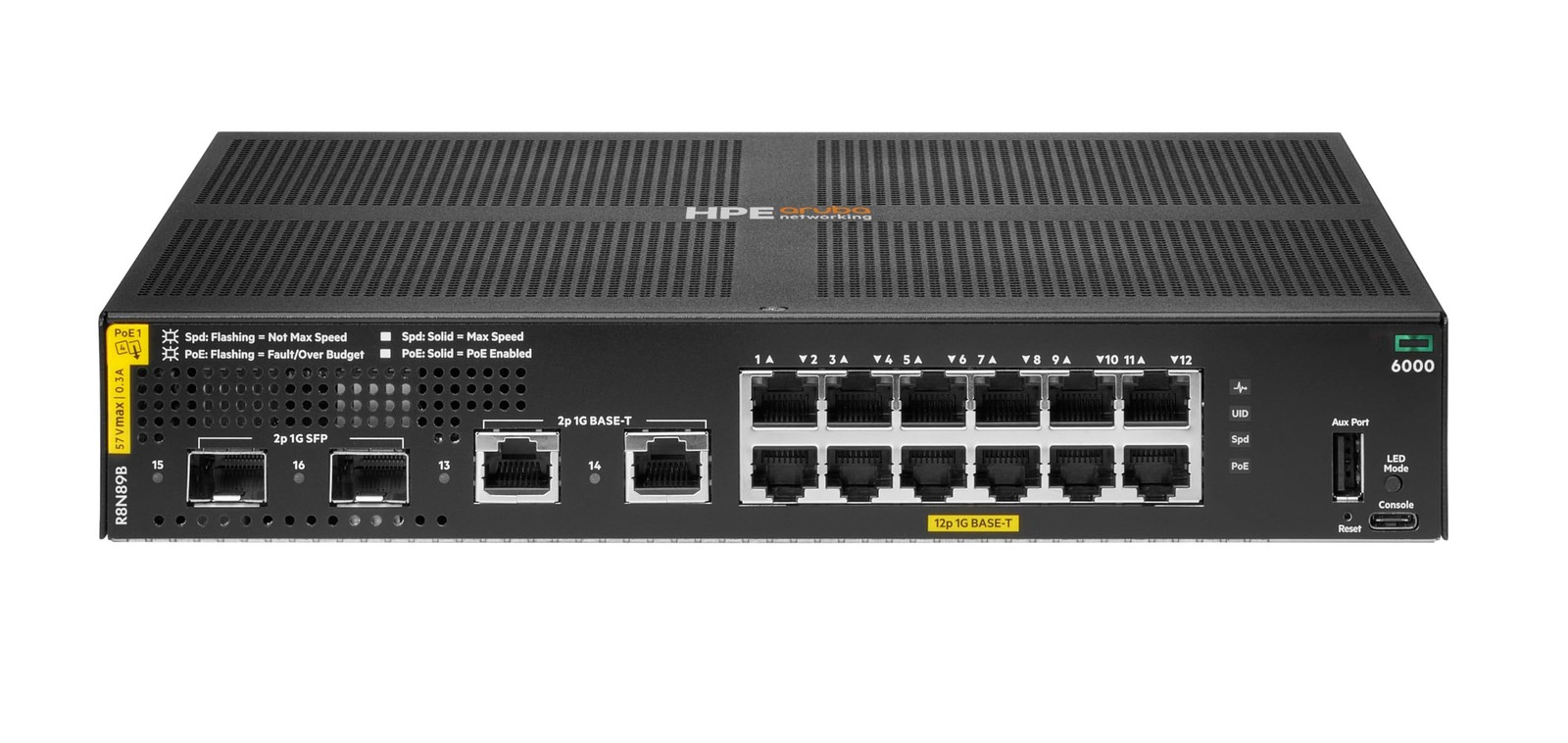 HPE Aruba R8N89B#ABB Networking CX 6000 Switch