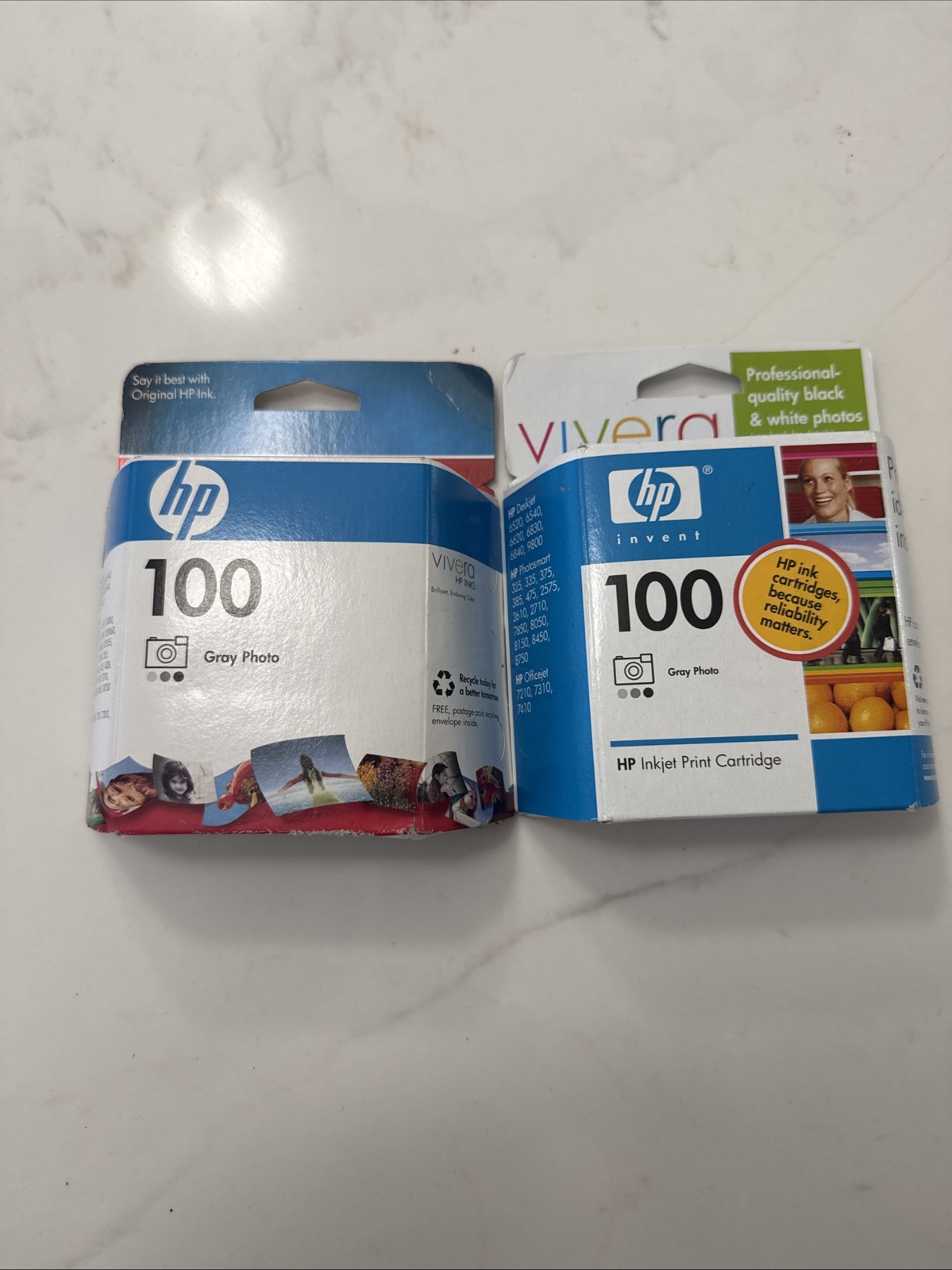 HP Inkjet Print Cartridge 100 Gray Photo brand new sealed Exp 05/2007 08/2010