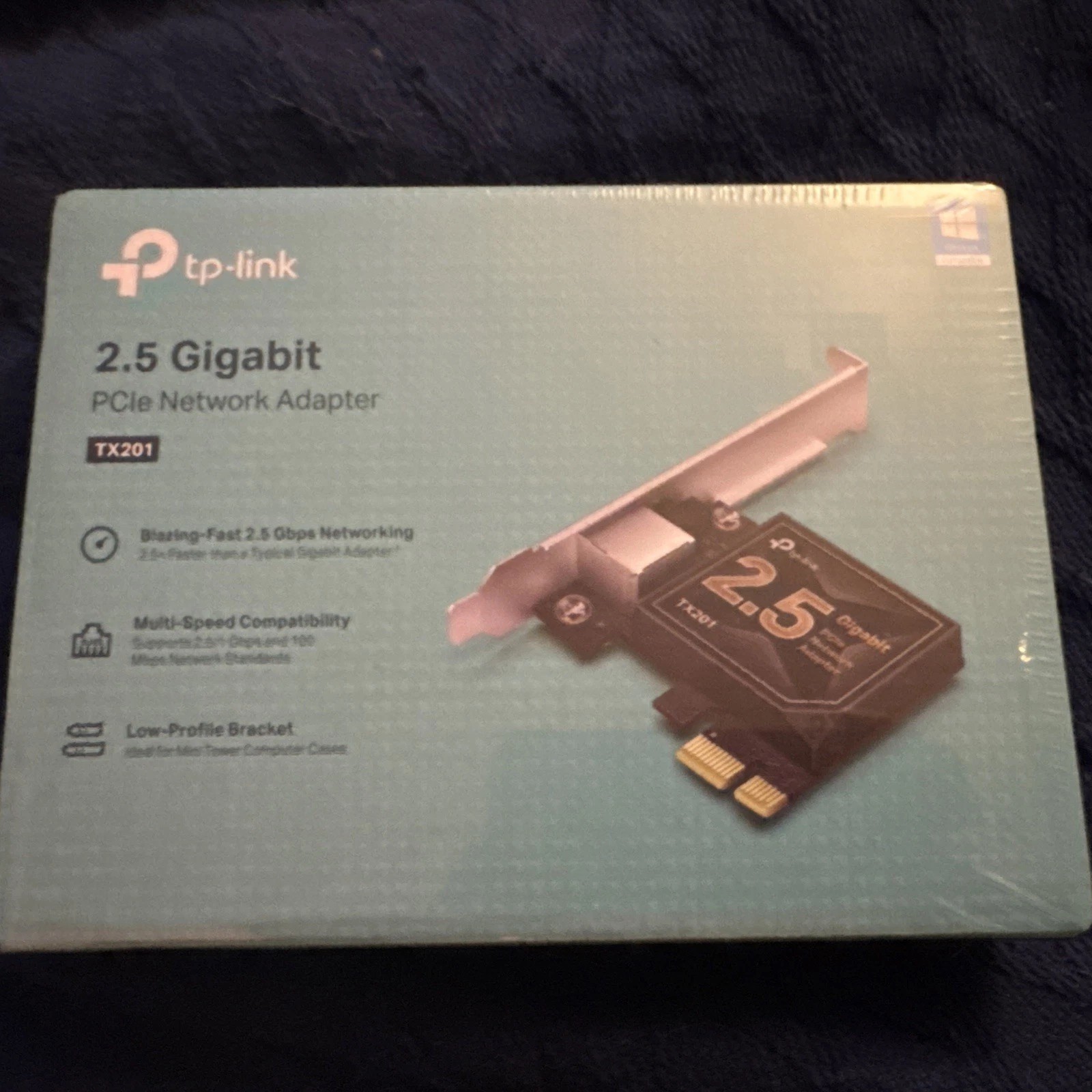 TP-Link 2.5 Gigabit PCIe Network Adapter (TX201) - Brand New Unopened
