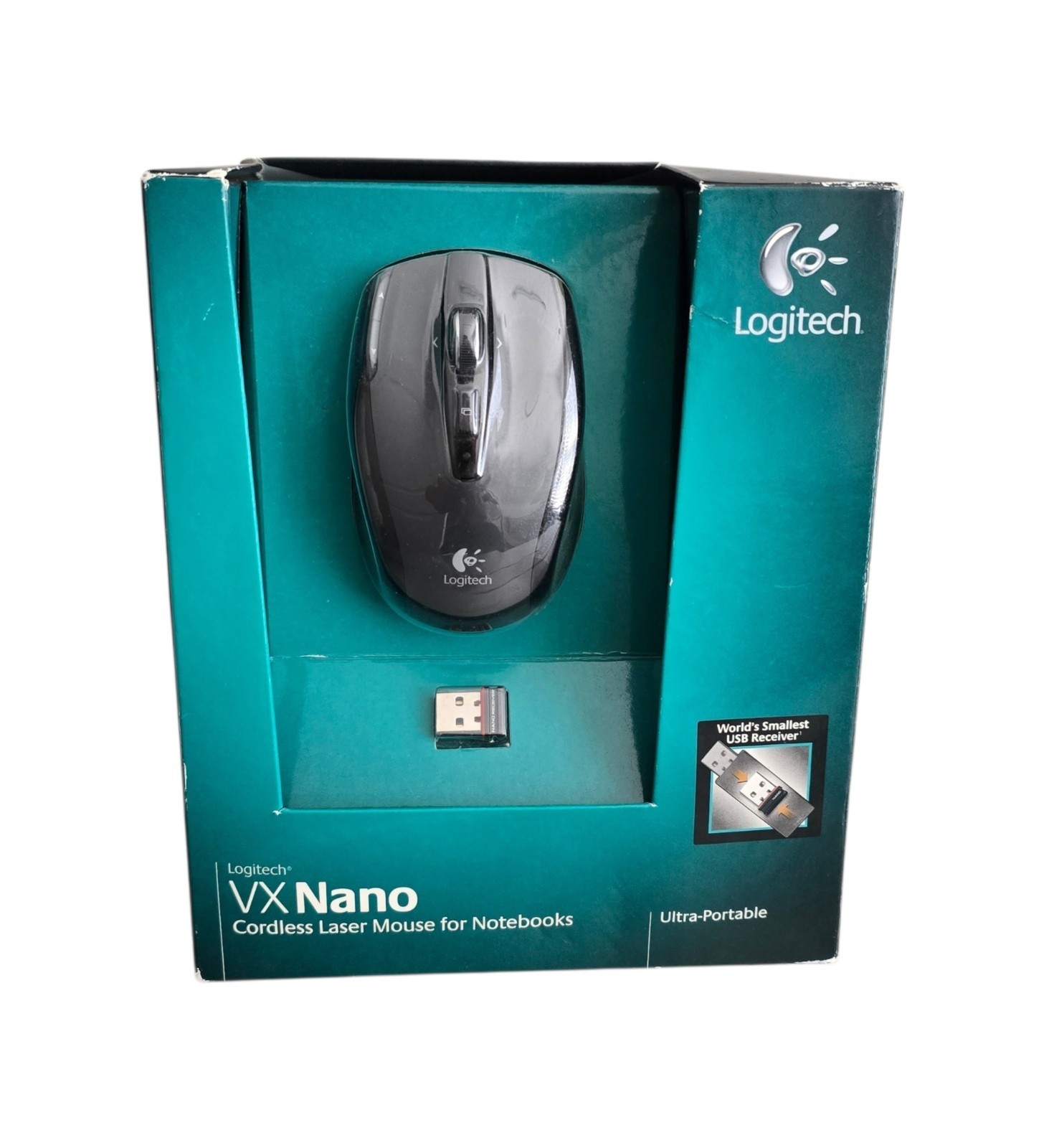 Logitech VX Nano USB Cordless Laser Mouse for Notebooks New