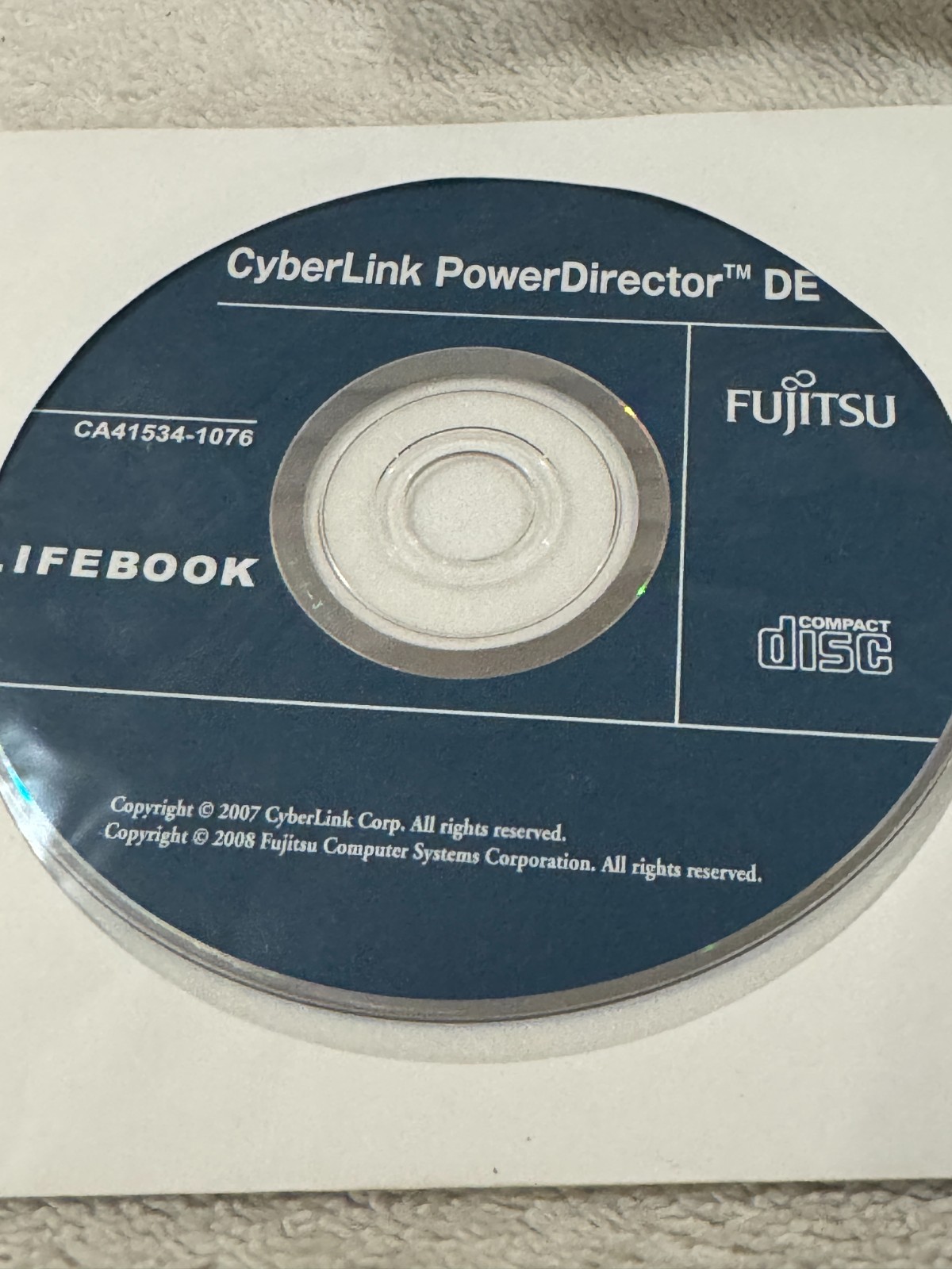 Fujitsu Lifebook Cyberlink PowerDirector DE  - NEW/SEALED