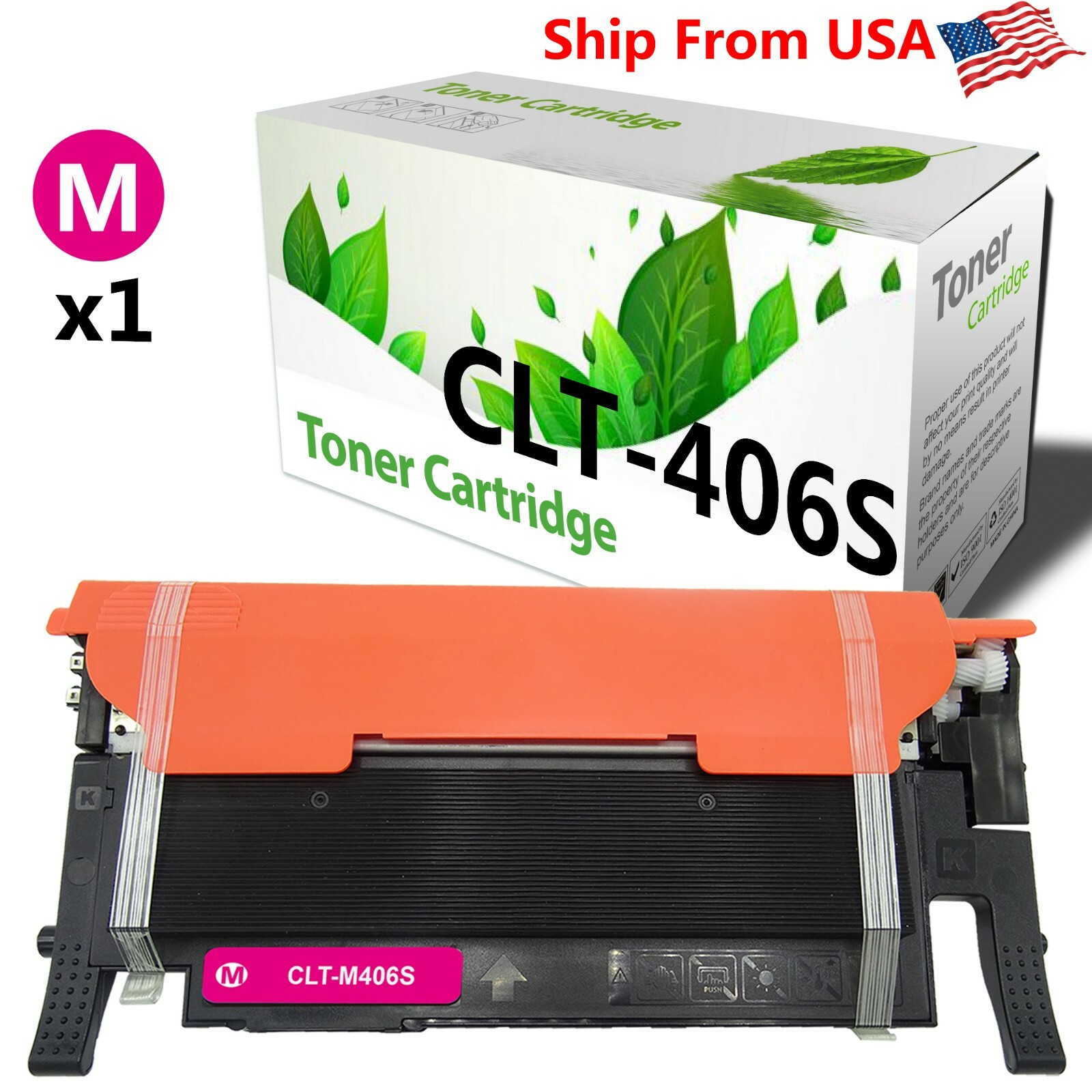 1 PK Compatible Toner Cartridge for Samsung CLT-406S 406S CLX-3303 3303FW 3305FN