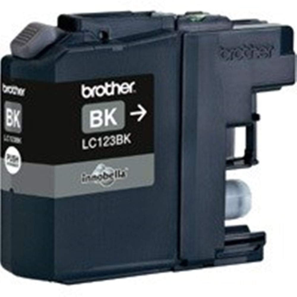 Brother LC-123BK Inkjet Cartridge, Black, Single Pack, Standard Yield, Includes