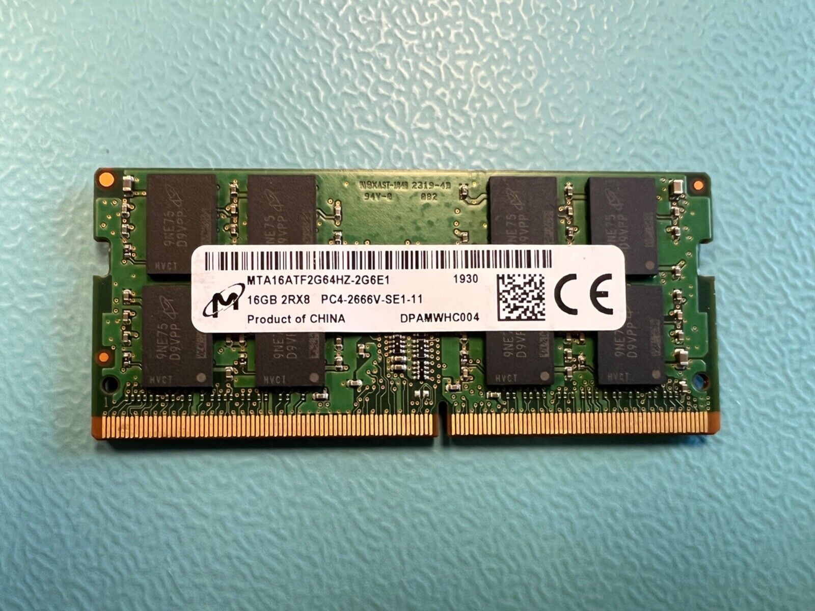 LOT OF 2 Micron MTA16ATF2G64HZ-2G6E1 16GB Memory Ram PC4-2666V