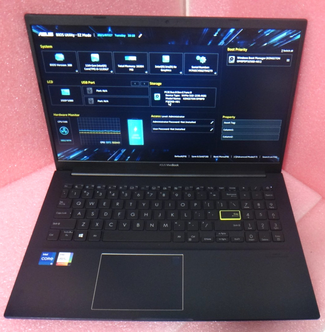 Genuine ASUS VivoBook 15 F513E 15.6" FHD Intel Core i5-1135G7 8GB Ram 256GB SSD