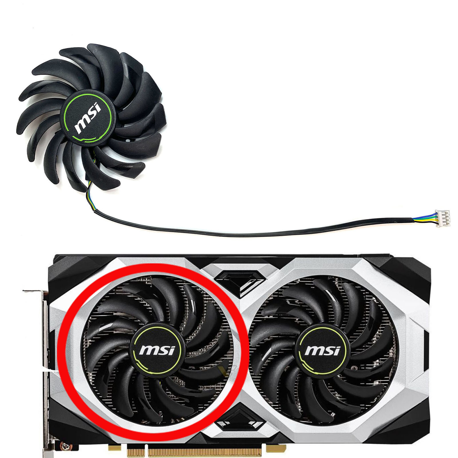 85MM Cooling Fan for MSI RTX2060 2070 2070S 2080 2080S VENTUS Graphic Card