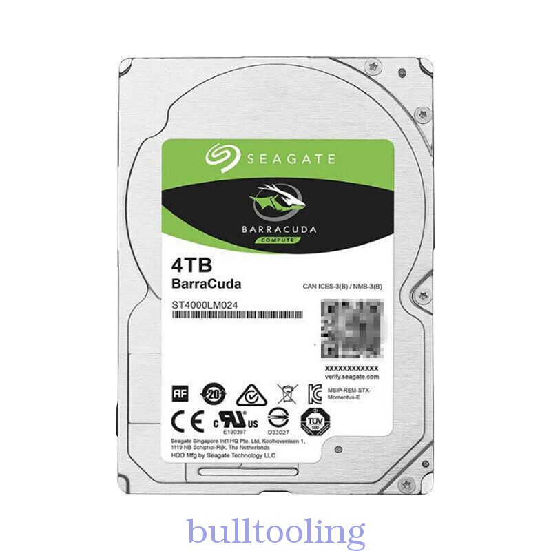 NewSeagate Barracuda ST4000LM024 4TB 2.5" SATA Internal Hard Drive 15mm HDD