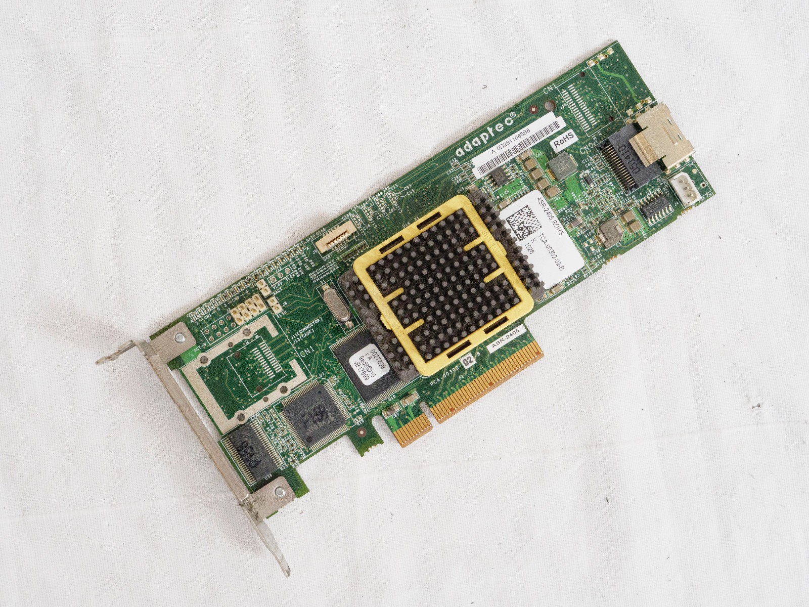 Adaptec ASR-2405 4-Port 3Gb 128MB PCI-E x8 SAS/SATA Full Height RAID Controller
