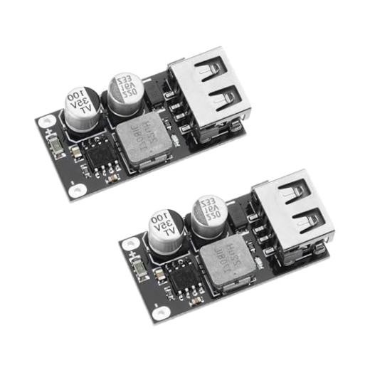 2-Pack USB Buck Converter - DC-DC Power Module QC3.0 - USB-DC