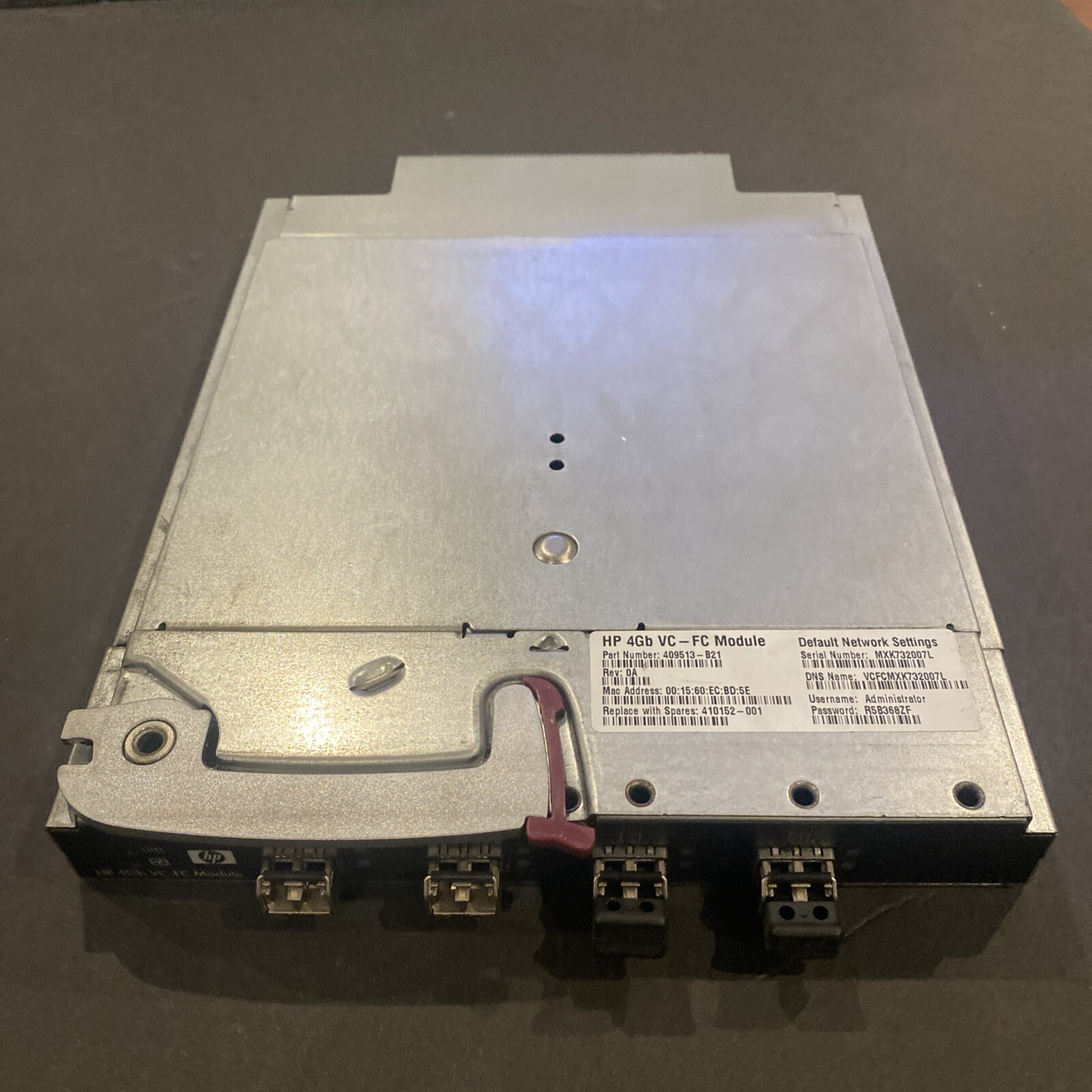 HP 409513-B21 4Gb VC-FC Module (SBCB4164-11) - TESTED School Surplus