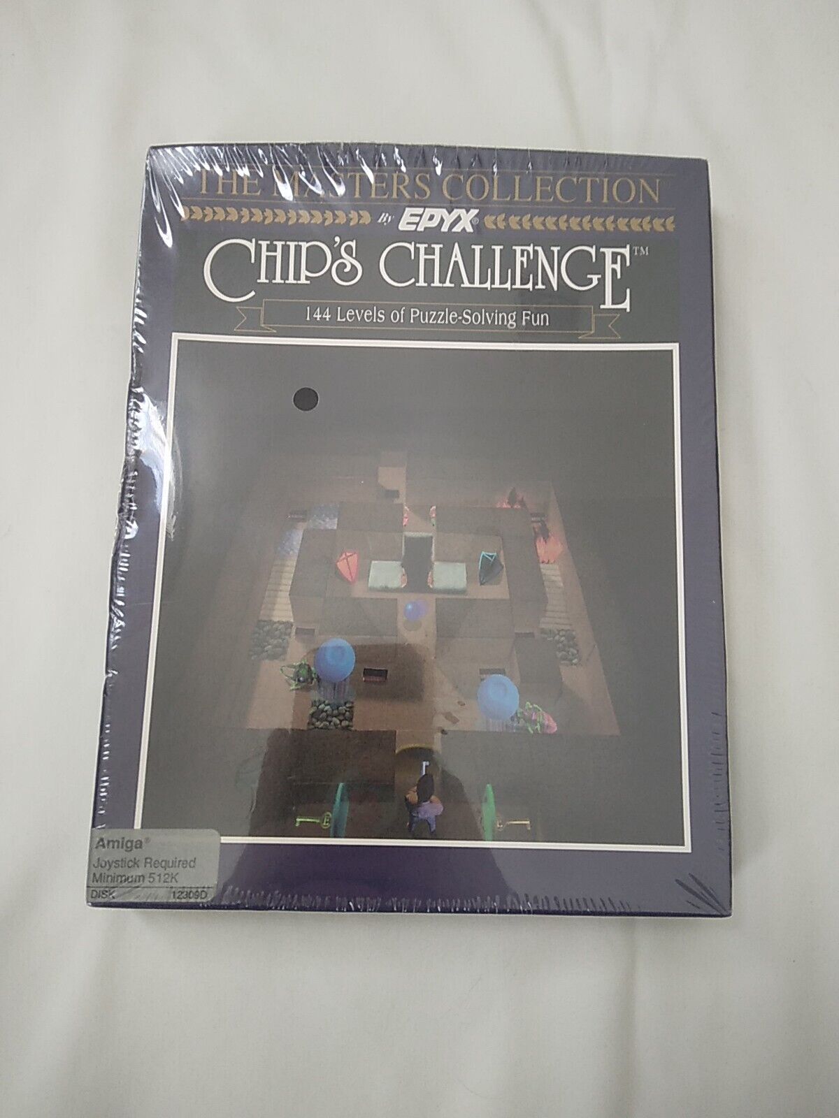 NIB Chip\'s Challenge Commodore Amiga Epyx The Masters Collection Sealed